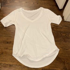 White Lululemon t-shirt size 4
